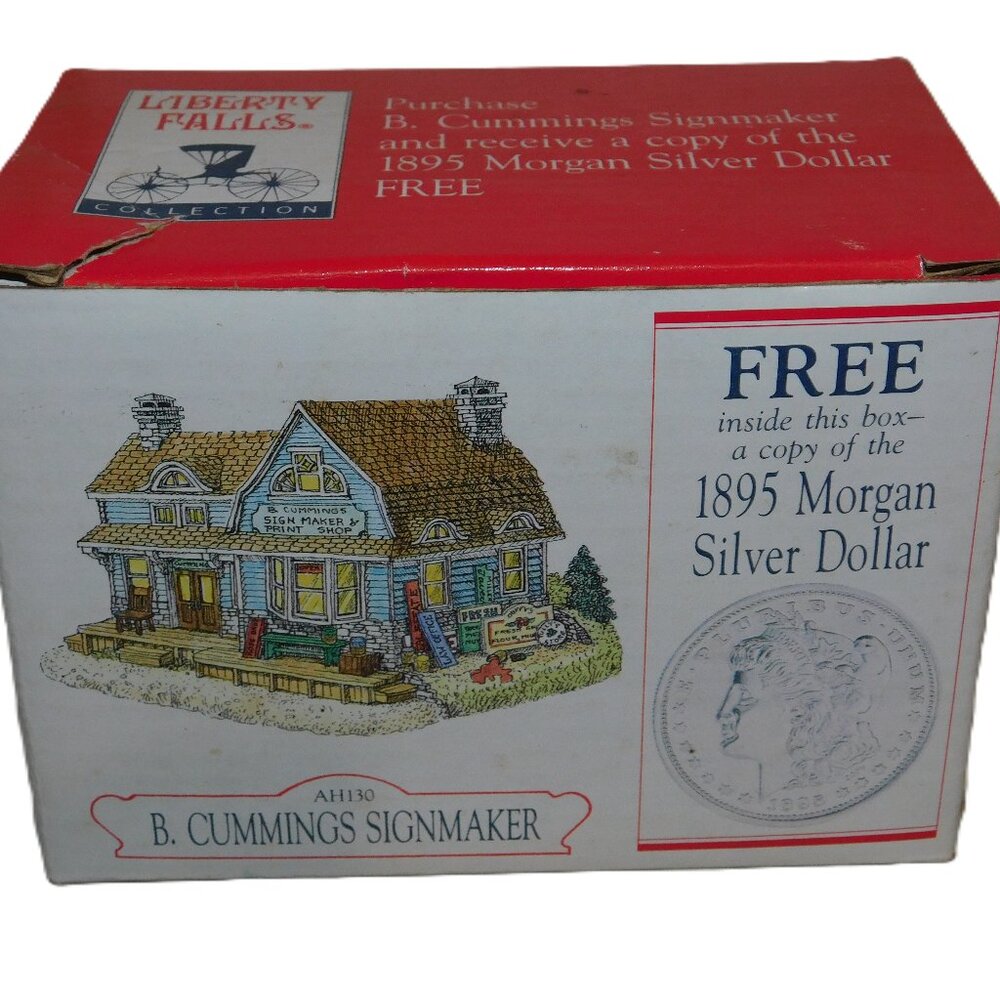 Liberty Falls B. Cummings Signmaker​ - Vintage Copy Of 1895 Silver Morgan Dollar